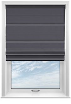 Sunningdale, Granite - Roman Blind